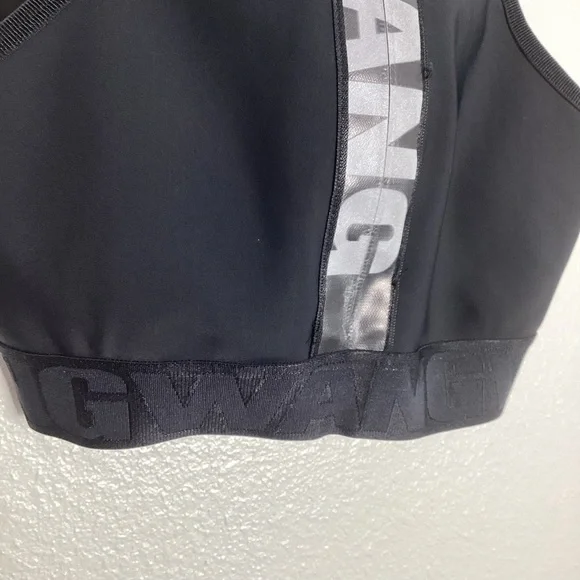 Alexander Wang Sports Bra X H&M Black Logo Size 6 - Picture 7 of 13